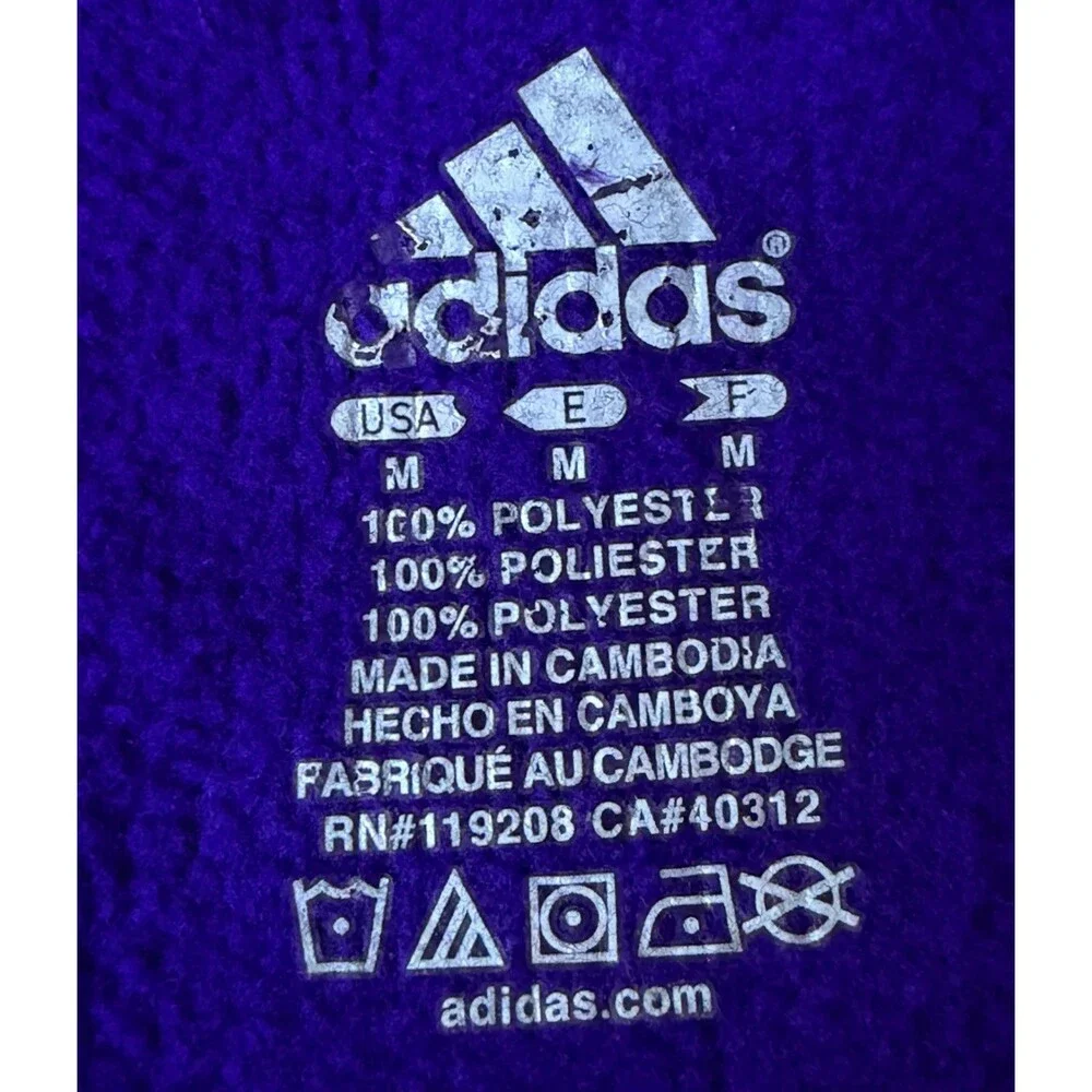 Adidas TCU Texas Christian University Horned Frogs Purple Hoodie Men's Medium